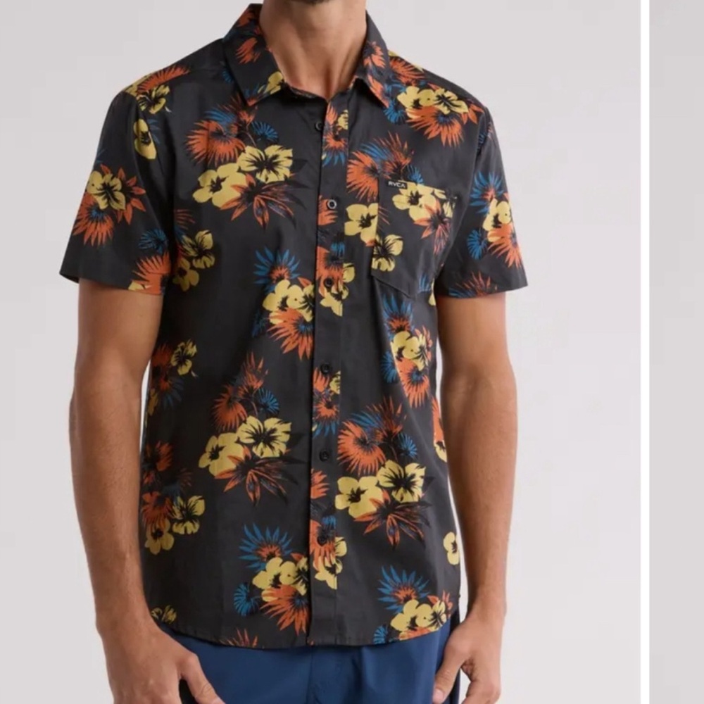 NWT RVCA Hawaiian shirt